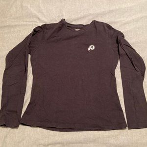 Washington Redskins Reebok Long Sleeve TShirt - Womens Black - Large